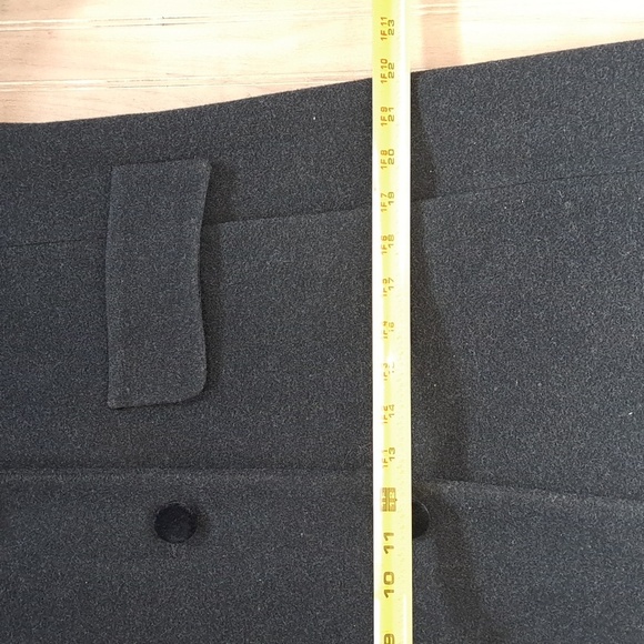 FORECASTER Of BOSTON VINTAGE Classic Black Lambwool Long Dressy Coat - Picture 15 of 15